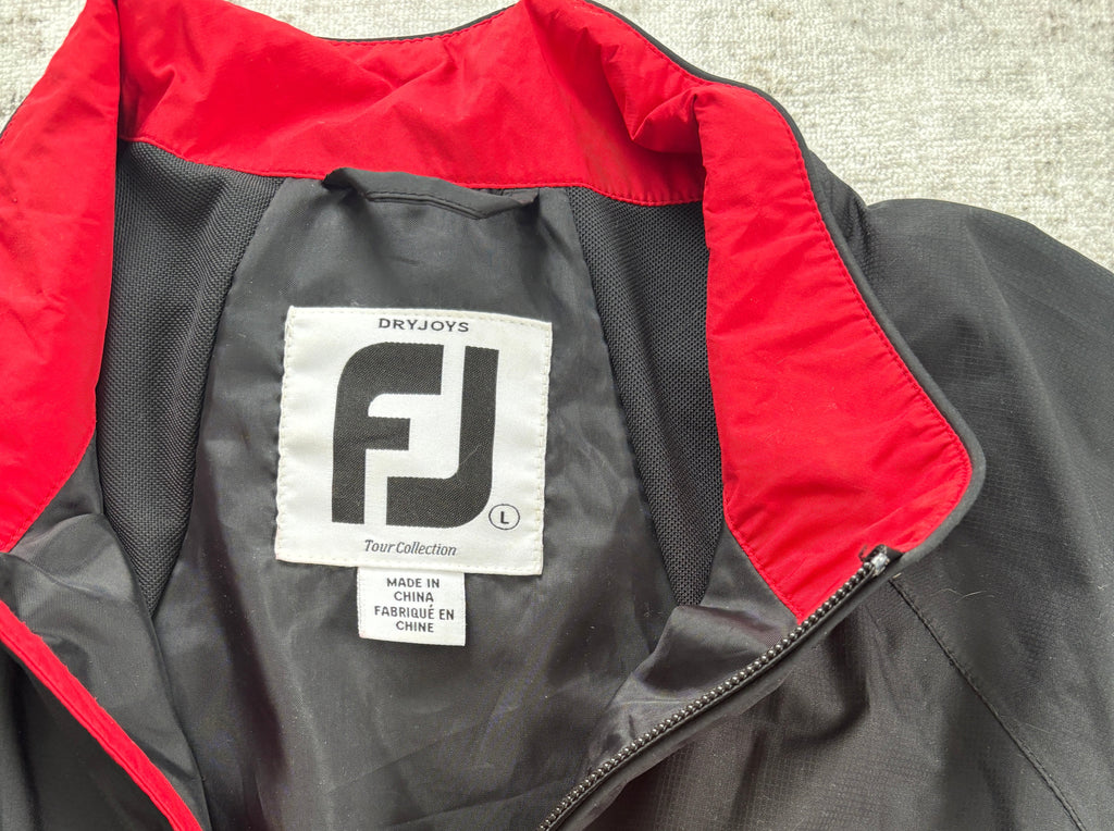 Titleist FootJoy DryJoys Tour Collection Golf Jacket Black L