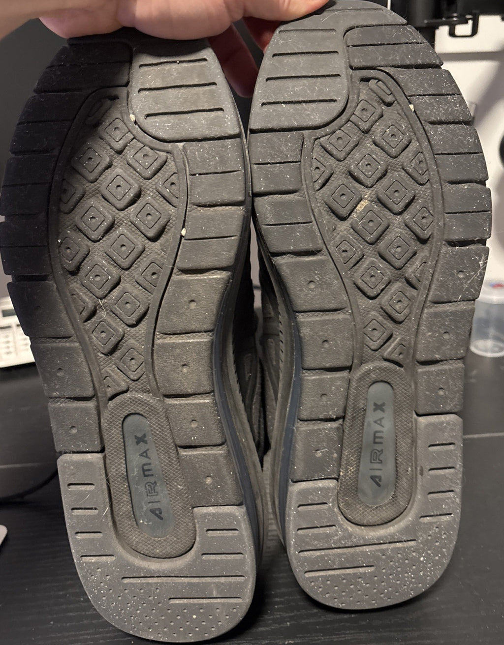 Size Men 9.5 US - Nike Air Max Genome Black